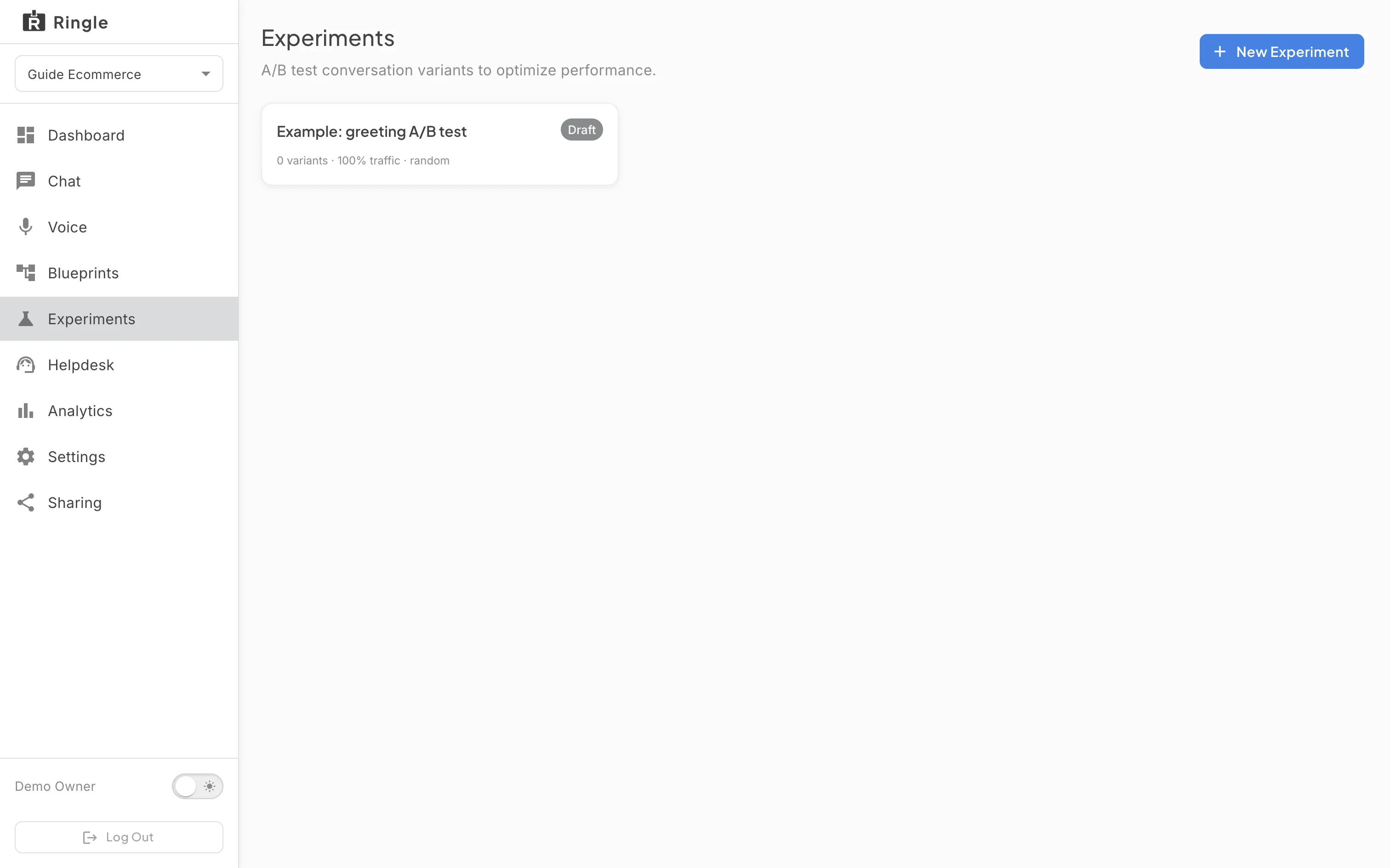 demo-experiments, step-01